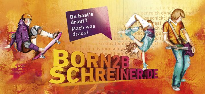 Mehr Infos zum Beruf auf www.born2bschreiner.de